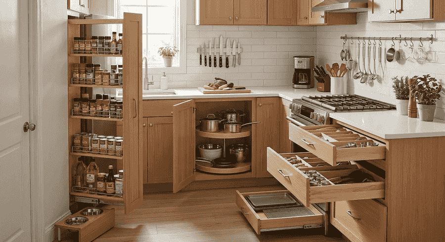 Smart storage solutions for small kitchens